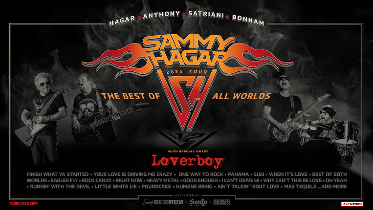 THE BEST OF ALL WORLDS 2024 TOUR - Sammy Hagar, Michael Anthony, Joe Satriani, Jason Bonham